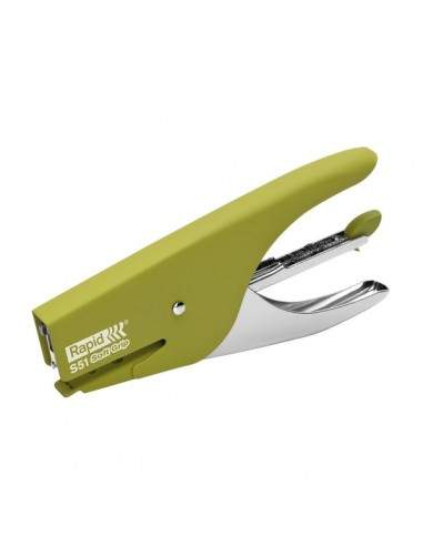 Cucitrice a pinza Supreme S51 Soft Grip Rapid - verde - 10538740