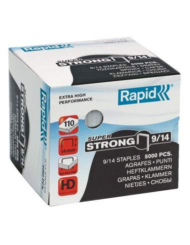 Punti per alti spessori Rapid - Punti metallici 9/14 Super Strong - 24871500 (conf.5000)