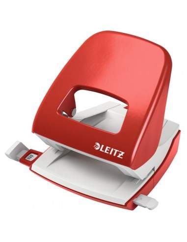 Perforatore Leitz 5008 - rosso pastello - 5008-03-25