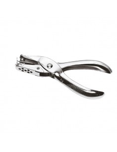 Perforatore a un foro Lebez - 6 fogli - argento - 5820