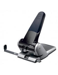 Perforatore Leitz 5180 per alti spessori - nero/grigio metallizzato - 51800195