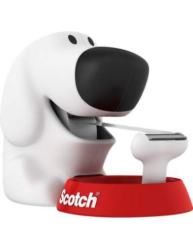 Dispenser Scotch® Magic™ Emotional Dog - bianco e rosso - Dispenser Dog