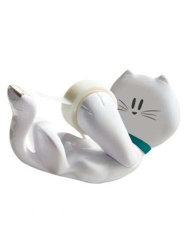Dispenser Scotch® Magic™ Emotional Kitty - bianco e verde - Dispenser Kitty