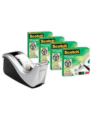 Dispenser C60 Scotch - argento - C60-ST4