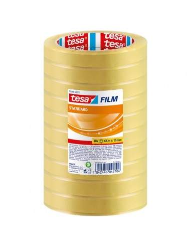 Nastro adesivo trasparente Tesafilm Tesa - 15 mm x 66 m - 57388-00001-01 (conf.10)