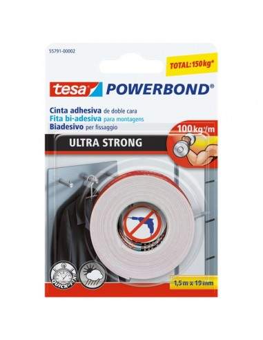 Tesa biadesivo Ultrastrong Powerbond  - 19 mm x 1,5 m - 55791-00002- 55791-00002-01