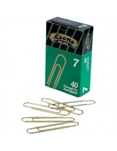 Fermagli ottonati Leone Dell'Era - N 7 - 75 mm - FO7 (conf.40)