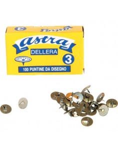 Puntine ad 1 punta Astra Leone Dell'Era - 12 mm - PL3 (conf.100)