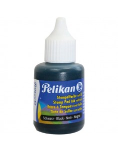 Inchiostro con olio per timbri Pelikan - nero - 30 ml - 0BBB11