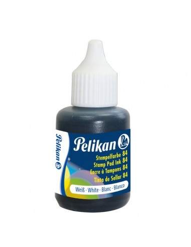 Inchiostri per timbri resistenti all'acqua Pelikan - 30 ml - bianco - 0BCT17