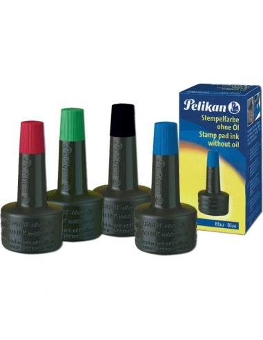 Inchiostro senza olio per timbri Pelikan - blu - 28 ml - 0BBA27