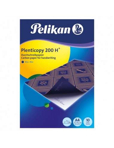Carta da ricalco Plenticopy 200 Pelikan - blu - 0C31GA (conf.10)