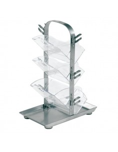 Portatimbri Fishbone Silver Turikan - 12 posti - 7200S