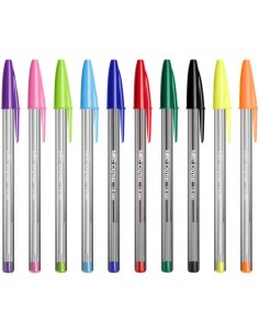 Penna a sfera Cristal Large Multicolour - 1,6 mm - Assortito - 926381 (conf.20)