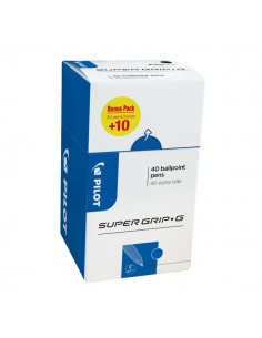 Penna a sfera Super Grip G Pilot - 1 mm - blu - 000009 (conf.30+10)