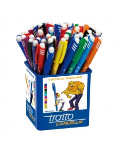 Penna a sfera cancellabile Tratto Cancellik  - assortito - 1 mm - 826500 (conf.50)