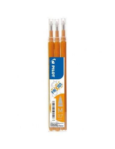 Refill per Penna a sfera cancellabile Frixion Ball Pilot - arancio - 006647 (conf.3)