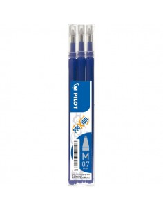 Refill per Penna a sfera Frixion Ball Pilot- blu - 0,7 mm - 006657 (conf.3)