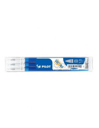 Refill penna Frixion Ball e Clicker Pilot - 1 mm - blu - 006676 (conf.3)