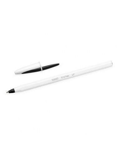 Penne Cristal UP Bicolor Bic - Bianco/Nero - 949880 (conf.20)