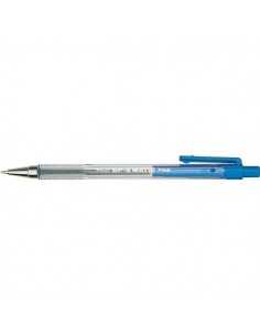 Penna a sfera a scatto BPS Matic Pilot - blu - 0,7 mm - 001626 (conf.12)
