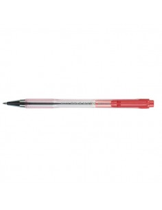 Penna A Sfera A Scatto Bps Matic Pilot - Rosso - 1 mm - 001622 (Conf.12)
