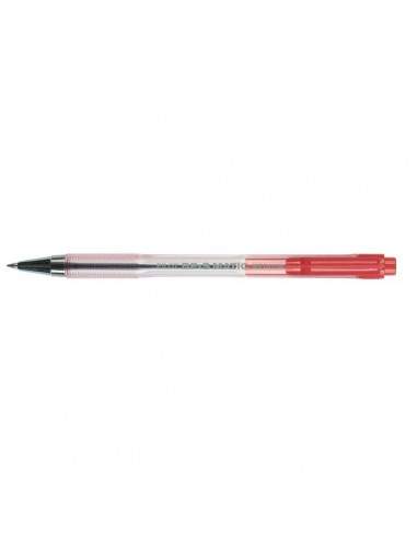 Penna A Sfera A Scatto Bps Matic Pilot - Rosso - 1 mm - 001622 (Conf.12)