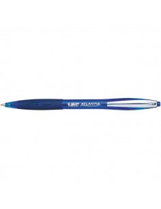 Penna a sfera a scatto Atlantis 1.0 Metal Clip Bic - blu - 1 mm - 9021321