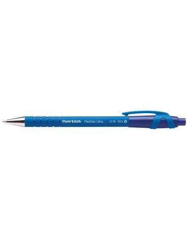 Penna a sfera a scatto FlexGrip Ultra Papermate - blu - 1 mm - S0190433 (conf.12)