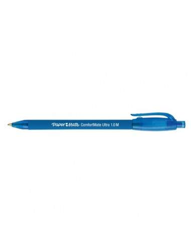 Penna a sfera a scatto ComfortMate Ultra Papermate - blu - 1 mm - S0512281 (conf.12)