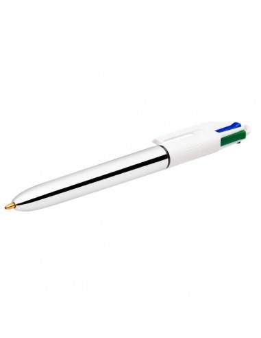Penna a sfera 4 Colours™ Shine Silver - 4 colori di scrittura - 1 mm - 919380