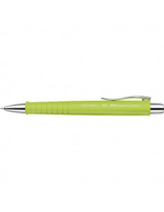 Penna a sfera Polyball Faber Castell - punta XB - tratto 1,2 mm - fusto lime - 241164