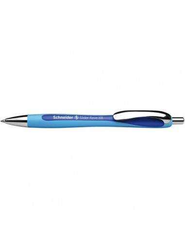 Penna a sfera a scatto Slider Rave Schneider - blu - P132503