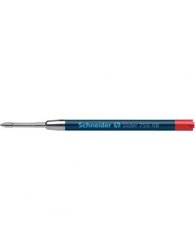 Refill per Penna a sfera a scatto Slider Rave Schneider - rosso - P175502