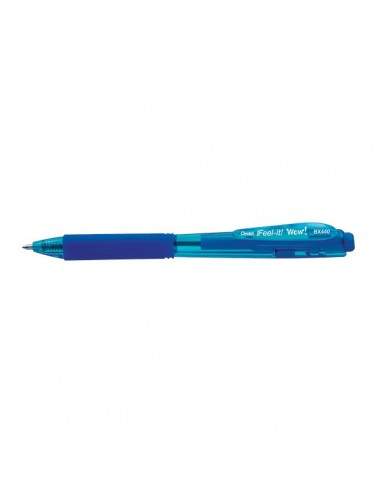 Penna a sfera a scatto Pentel FEEL-IT! WOW  - blu -BX440-CI - (conf.12)