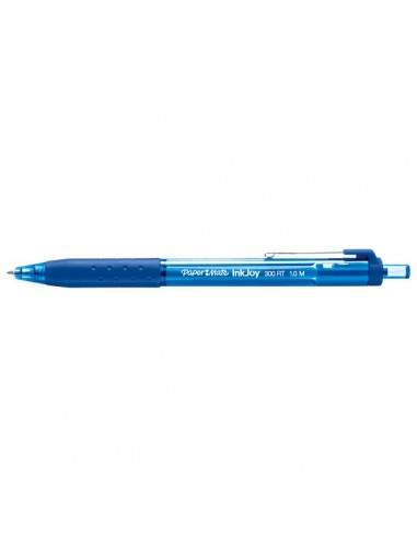 Papermate InkJoy 300 scatto - blu - grip in gomma - media - S0959920 (conf.12)