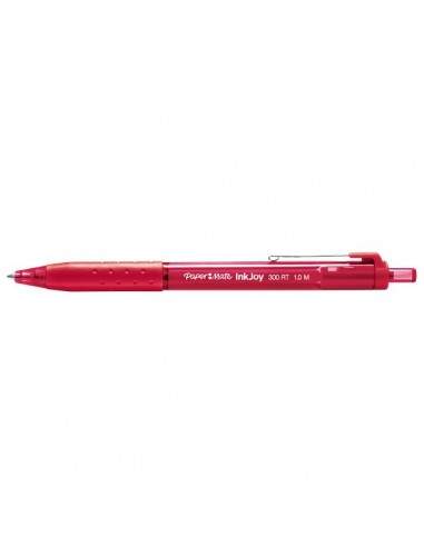 Papermate InkJoy 300 scatto - rosso - grip in gomma - media - S0959930 (conf.12)