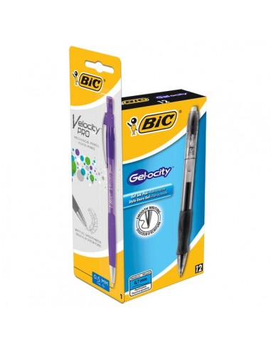 Value pack Gelocity Bic - 0,7 mm - Nero + portamine Velocity Pro - 949842 (conf.12)