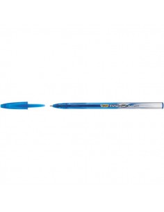 Penna Cristal Gel + Bic - blu - 0,7 mm - 919234 (conf.20)