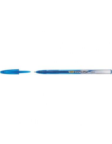 Penna Cristal Gel + Bic - blu - 0,7 mm - 919234 (conf.20)