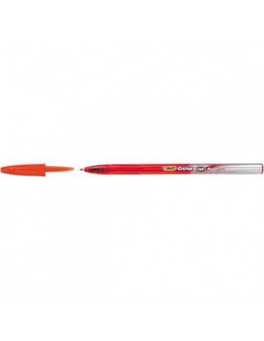 Penna Cristal Gel + Bic - rosso - 0,7 mm - 919236 (conf.20)