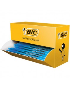 Penna Cristal Gel + Bic - blu - 0,7 mm - 920402 (conf.35+5)