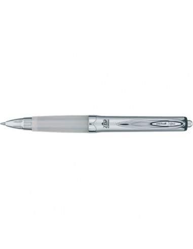 Penna a sfera gel Signo Premier a scatto Uni-Ball - argento - 0,7 mm - M UM207G 11