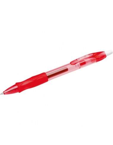 Penna a sfera a scatto Gel-ocity 0,7 mm Bic - rosso - 829159