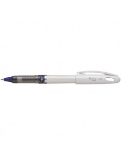 Roller Energel Tradio 0,7 mm fusto bianco perla - ink blu - BL117W-C