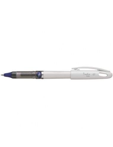 Roller Energel Tradio 0,7 mm fusto bianco perla - ink blu - BL117W-C