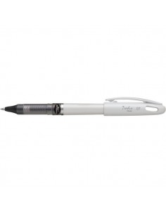 Roller Energel Tradio 0,7 mm fusto bianco perla -  ink nero - BL117W-A