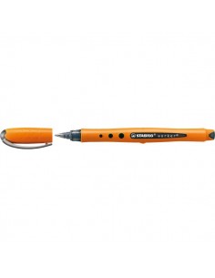 Roller worker® + Stabilo - inch. nero - arancione - 0,5 mm - 2018/46