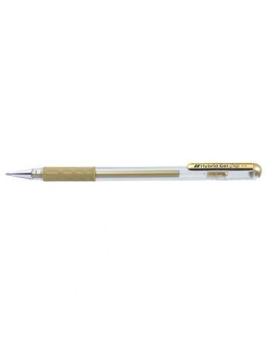 Roller gel Hybrid grip Pentel - oro - K118-X