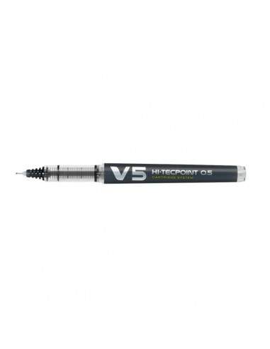 Roller V5 Refillable Pilot - nero - 0,5 mm - 040325